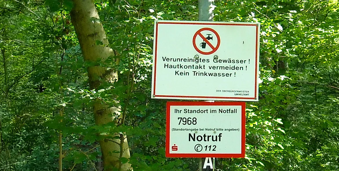 Altlastenuntersuchung und Grundwasserschutz bei verunreinigten Gewässern