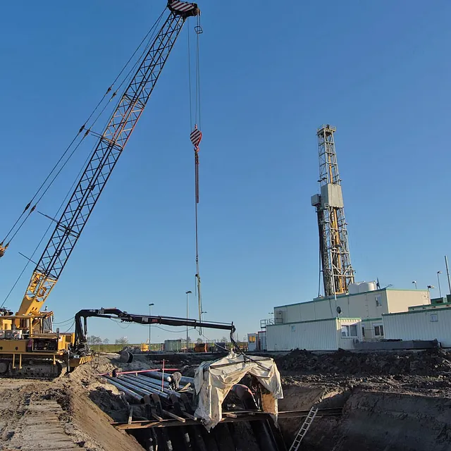 Geotechnische Untersuchungen und Baugrundarbeiten beim Bau von Erdgasleitungen und Kavernenspeichern